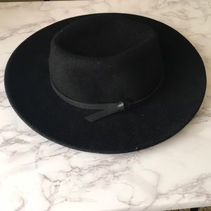 womens black boho hat